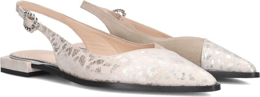 FLORIS VAN BOMMEL Slingbacks Dames Sfw-40055 Gynni Maat: 37 Materiaal: Ponyhair Kleur: Beige