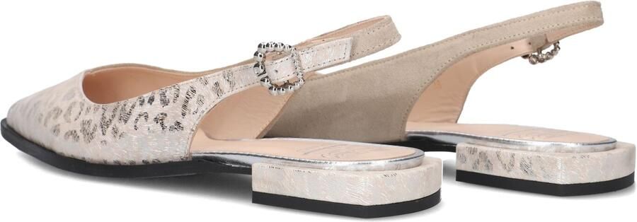 FLORIS VAN BOMMEL Slingbacks Dames Sfw-40055 Gynni Maat: 37 Materiaal: Ponyhair Kleur: Beige - Foto 4