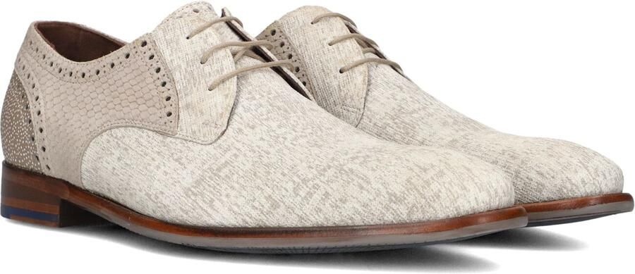 FLORIS VAN BOMMEL Nette Schoenen Heren Sfm-30361 De Stapper Maat: 41⅓ Materiaal: Textiel Kleur: Beige