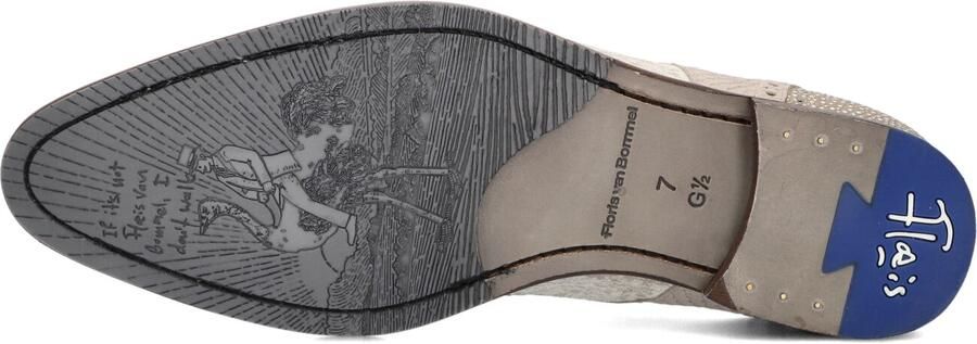 FLORIS VAN BOMMEL Nette Schoenen Heren Sfm-30361 De Stapper Maat: 41⅓ Materiaal: Textiel Kleur: Beige - Foto 5