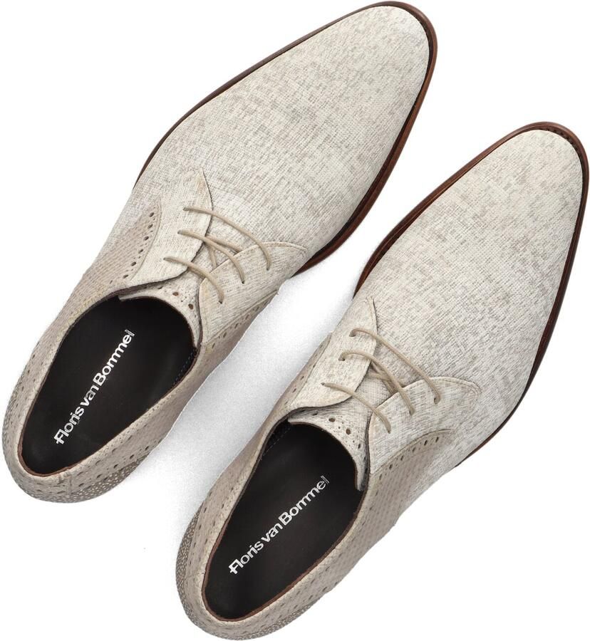 FLORIS VAN BOMMEL Nette Schoenen Heren Sfm-30361 De Stapper Maat: 41⅓ Materiaal: Textiel Kleur: Beige - Foto 2