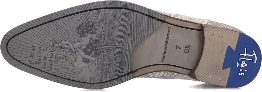 Floris van Bommel Sfm-30361 De Stapper Nette schoenen Veterschoenen Heren Beige - Foto 5