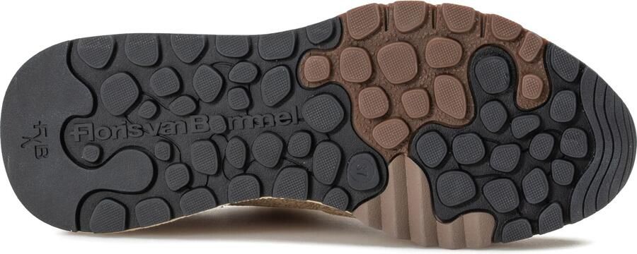 FLORIS VAN BOMMEL Lage Sneakers Dames Sfw-10163 Treni Suède Beige - Foto 5