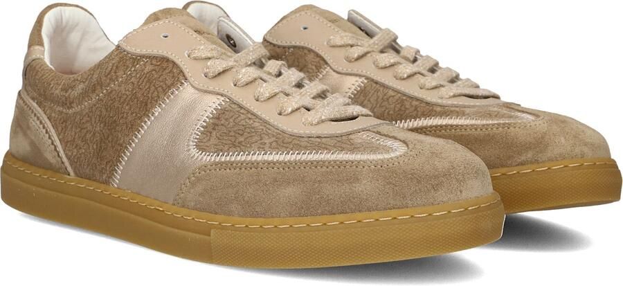 FLORIS VAN BOMMEL Lage Sneakers Dames Sfw-10166 Minni Textiel Beige