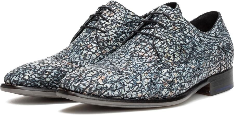 Floris van Bommel Sfm-30201 De Netter Nette schoenen Business Schoenen Heren Blauw
