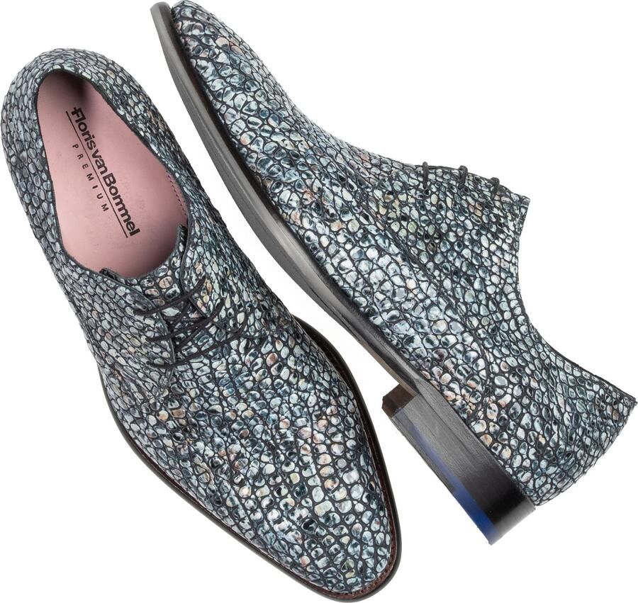 Floris van Bommel Sfm-30201 De Netter Nette schoenen Business Schoenen Heren Blauw - Foto 2