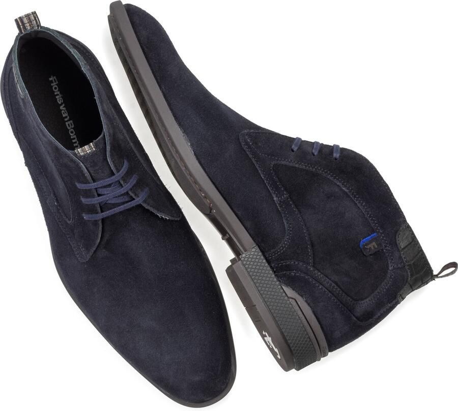 Floris van Bommel DE HAKKER 01.03 Nette herenschoenen Business half-hoog Blauw - Foto 2