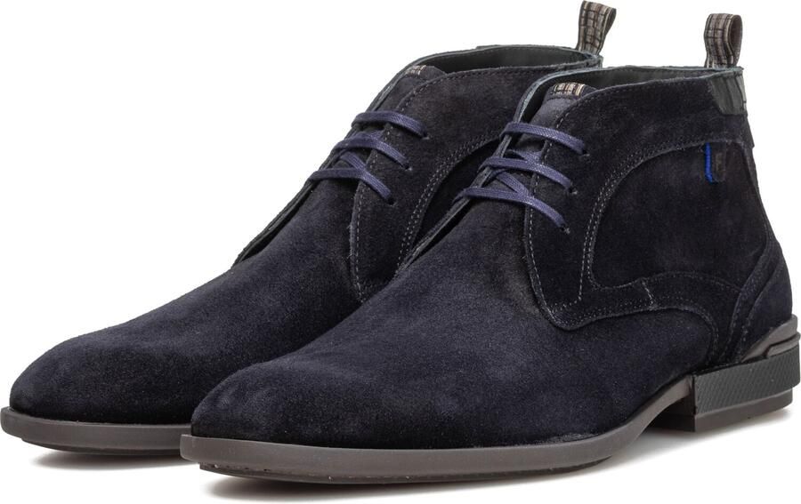 Floris van Bommel DE HAKKER 01.03 Nette herenschoenenBusiness half-hoog Blauw