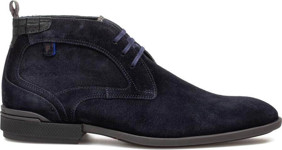 Floris van Bommel DE HAKKER 01.03 Nette herenschoenen Business half-hoog Blauw - Foto 3