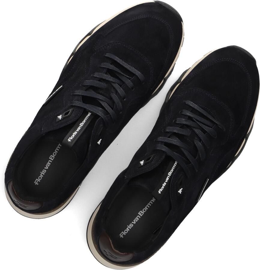 FLORIS VAN BOMMEL Lage Sneakers Heren Sfm-10136 De Zager Suède Donkerblauw - Foto 2