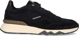 FLORIS VAN BOMMEL Lage Sneakers Heren Sfm-10136 De Zager Suède Donkerblauw