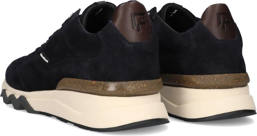 FLORIS VAN BOMMEL Lage Sneakers Heren Sfm-10136 De Zager Suède Donkerblauw - Foto 3