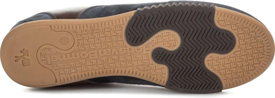 FLORIS VAN BOMMEL Lage Sneakers Heren Sfm-10215 De Vlakker Suède Blauw - Foto 5