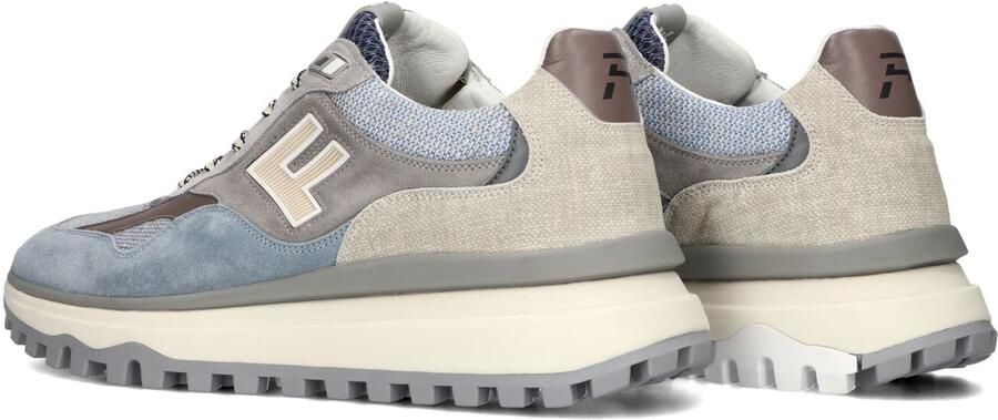 FLORIS VAN BOMMEL Lage Sneakers Heren Sfm-10238 De Gripper 46⅔ Textiel Blauw - Foto 4