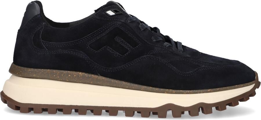 FLORIS VAN BOMMEL Lage Sneakers Heren Sfm-10238 De Gripper 44⅔ Suède Donkerblauw - Foto 4