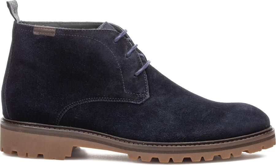FLORIS VAN BOMMEL Hoge Sneakers Heren Sfm-50082 Sturdi Suède Blauw - Foto 3