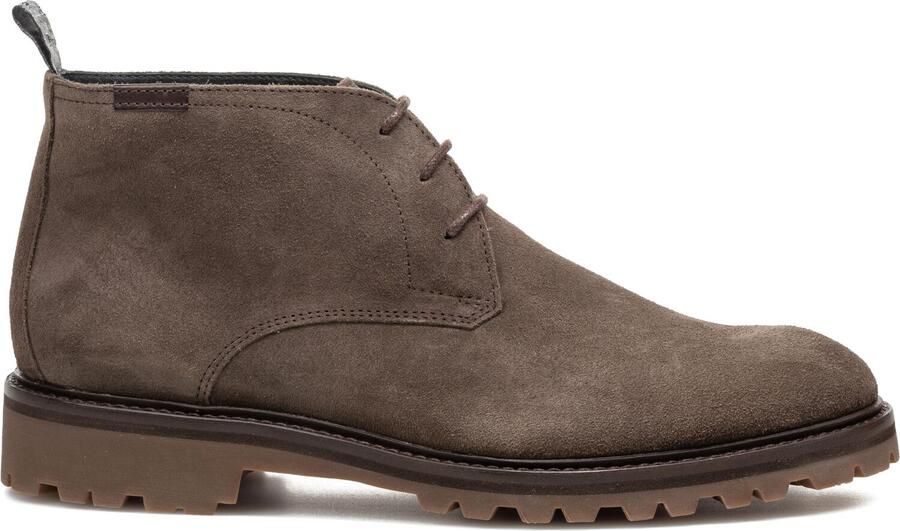 FLORIS VAN BOMMEL Veterboots Heren Sfm-50082 Sturdi Maat: 46 Materiaal: Suède Kleur: Taupe - Foto 3