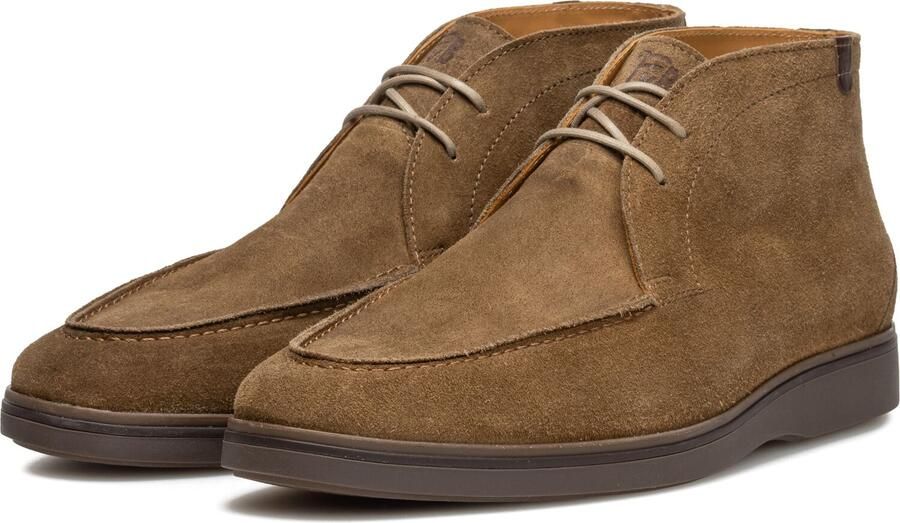 FLORIS VAN BOMMEL Veterboots Heren Sfm-50182 De Oister Maat: 44 Kleur: Bruin