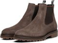 FLORIS VAN BOMMEL Chelsea Boots Heren Sfm-60018 Sturdi Suède Taupe - Bruin