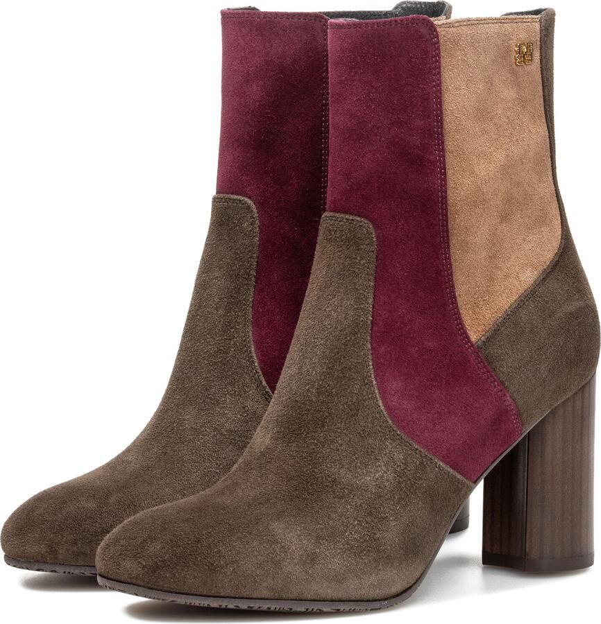 FLORIS VAN BOMMEL Enkellaarsjes Dames Sfw-50075 Kaci 37 5 Suède Bruin