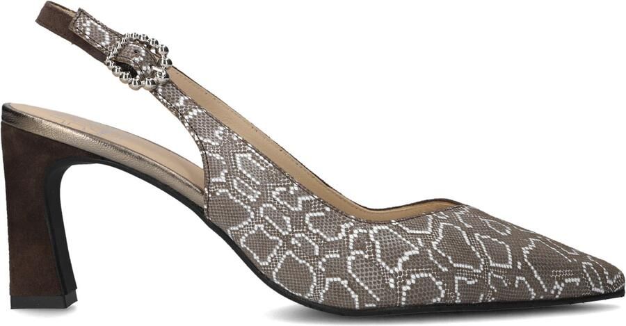 FLORIS VAN BOMMEL Slingbacks Dames Sfw-20055 Giuli Maat: 39 Materiaal: Textiel Kleur: Taupe - Foto 4