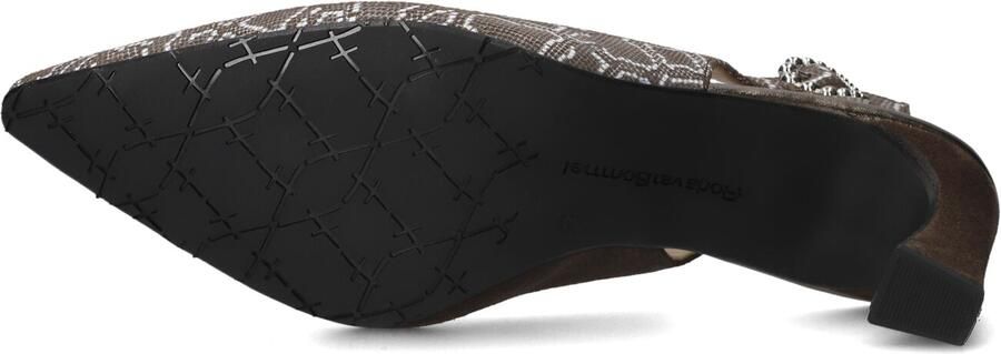 FLORIS VAN BOMMEL Slingbacks Dames Sfw-20055 Giuli Maat: 39 Materiaal: Textiel Kleur: Taupe - Foto 5