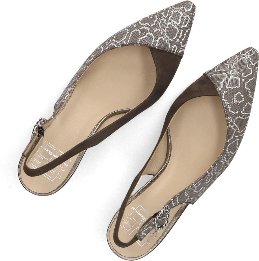 FLORIS VAN BOMMEL Slingbacks Dames Sfw-20055 Giuli Maat: 39 Materiaal: Textiel Kleur: Taupe - Foto 2