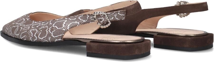 FLORIS VAN BOMMEL Slingbacks Dames Sfw-40055 Gynni Maat: 40 Materiaal: Textiel Kleur: Taupe - Foto 4
