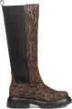FLORIS VAN BOMMEL Hoge Laarzen Dames Sfw-80060 Bayli Bruin - Donkerbruin