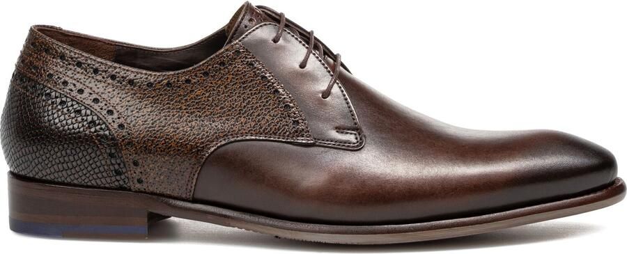 FLORIS VAN BOMMEL Bruine Nette Schoenen Sfm-30361 De Stapper - Foto 3