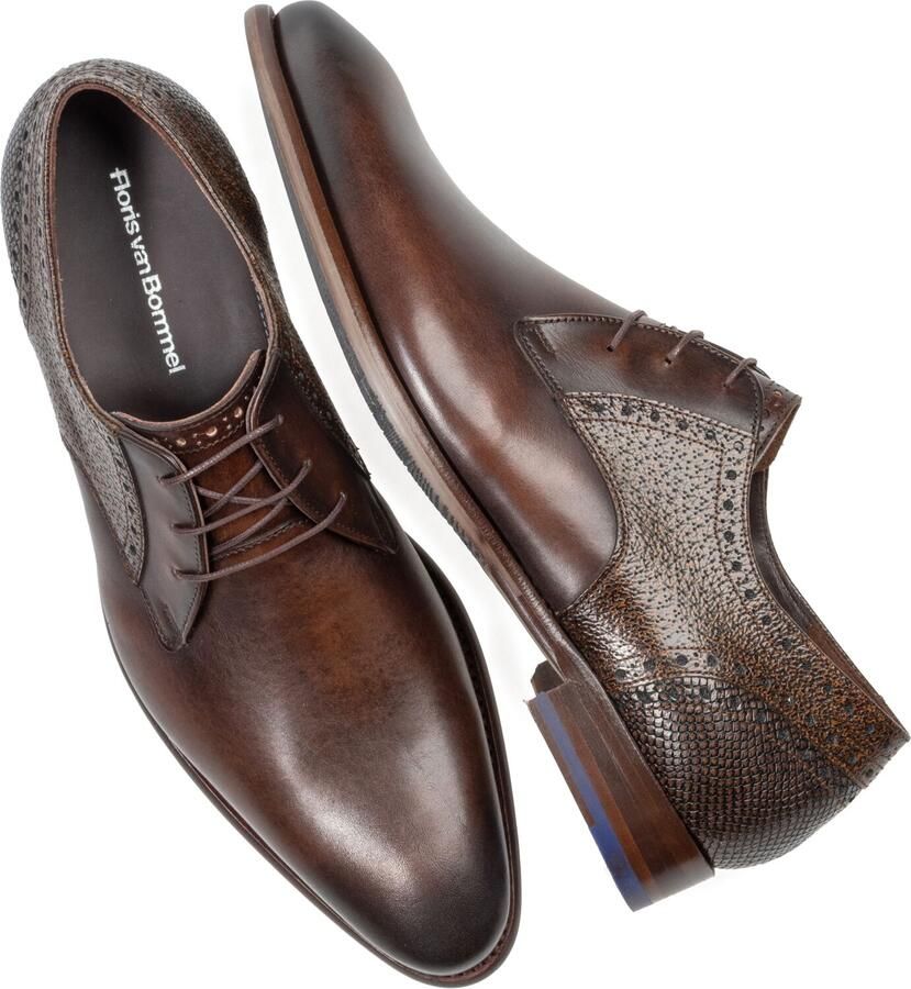 FLORIS VAN BOMMEL Bruine Nette Schoenen Sfm-30361 De Stapper - Foto 2