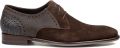 FLORIS VAN BOMMEL Nette Schoenen Heren Sfm-30361 De Stapper Suède Bruin - Donkerbruin