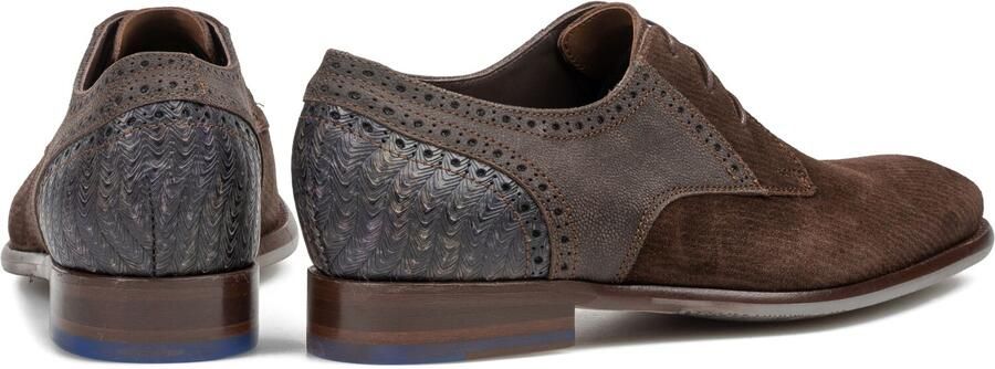 FLORIS VAN BOMMEL Nette Schoenen Heren Sfm-30361 De Stapper Suède Bruin - Foto 5