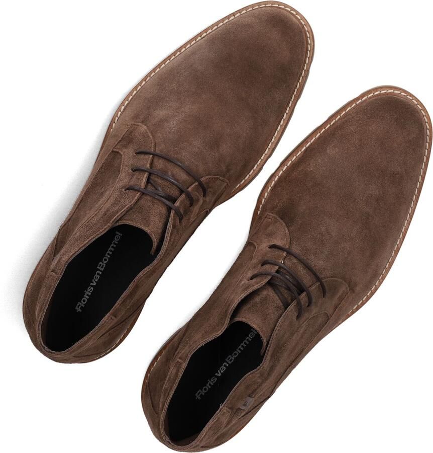 Floris van Bommel DE BRAVER 01.03 Vrije tijd half-hoogHeren veterschoenHeren sneakers Taupe