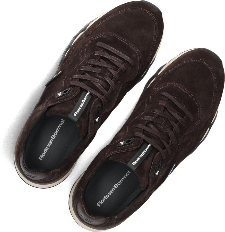 FLORIS VAN BOMMEL Lage Sneakers Heren Sfm-10136 De Zager Suède Bruin - Foto 2