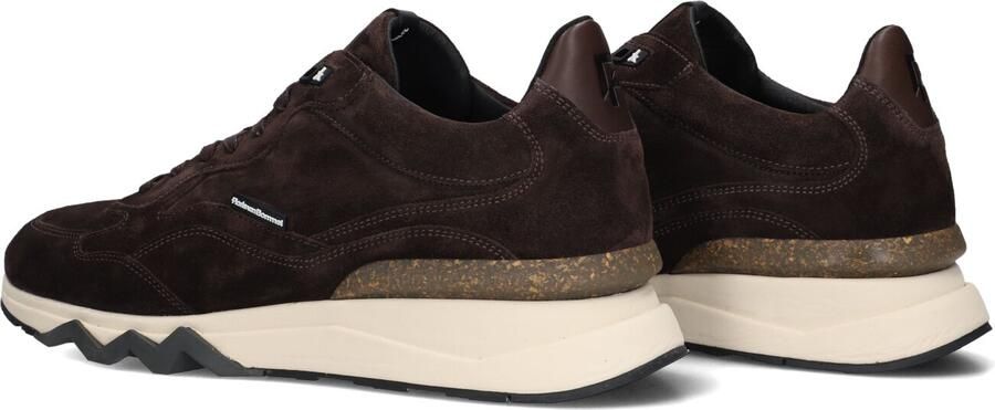 FLORIS VAN BOMMEL Lage Sneakers Heren Sfm-10136 De Zager Suède Bruin - Foto 4
