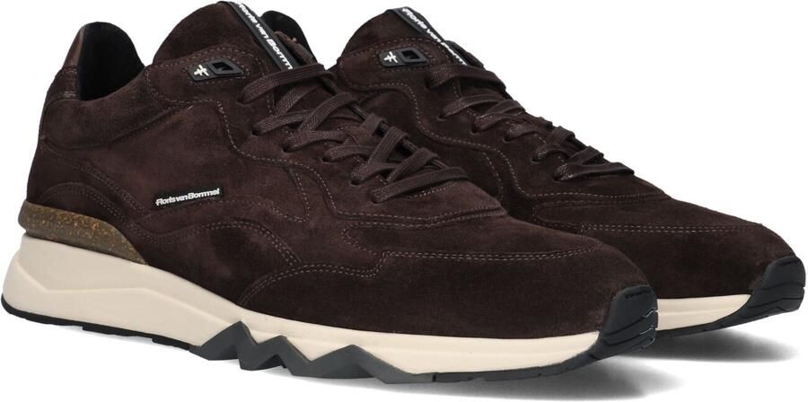 FLORIS VAN BOMMEL Lage Sneakers Heren Sfm-10136 De Zager Suède Bruin