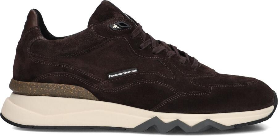 FLORIS VAN BOMMEL Lage Sneakers Heren Sfm-10136 De Zager Suède Bruin - Foto 3