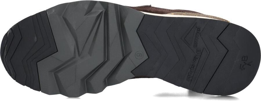 FLORIS VAN BOMMEL Lage Sneakers Heren Sfm-10136 De Zager Suède Bruin - Foto 5