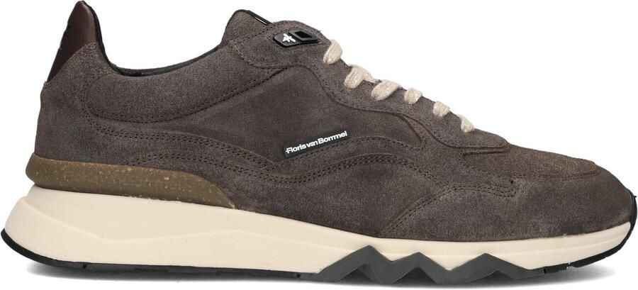 FLORIS VAN BOMMEL Lage Sneakers Heren Sfm-10136 De Zager Suède Bruin - Foto 3