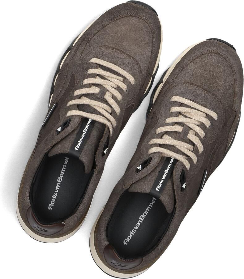 FLORIS VAN BOMMEL Lage Sneakers Heren Sfm-10136 De Zager Suède Bruin - Foto 2