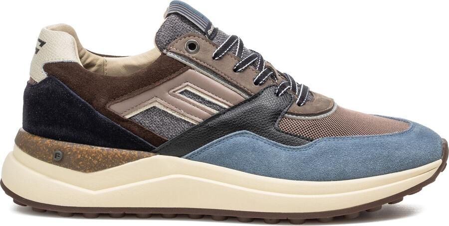 FLORIS VAN BOMMEL Lage Sneakers Heren Sfm-10236 De Trikker ⅓ Bruin