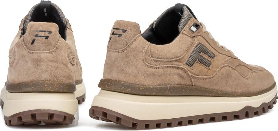 FLORIS VAN BOMMEL Lage Sneakers Heren Sfm-10238 De Grippper Suède Taupe - Foto 3