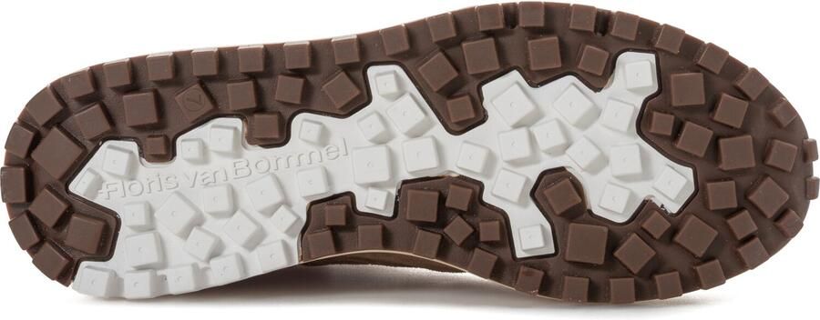 FLORIS VAN BOMMEL Lage Sneakers Heren Sfm-10238 De Grippper Suède Taupe - Foto 5