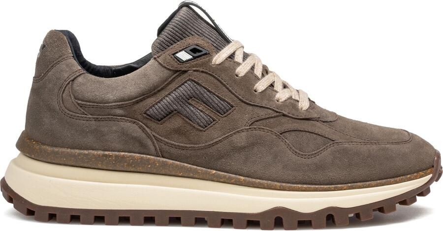 FLORIS VAN BOMMEL Lage Sneakers Heren Sfm-10238 De Grippper Bruin