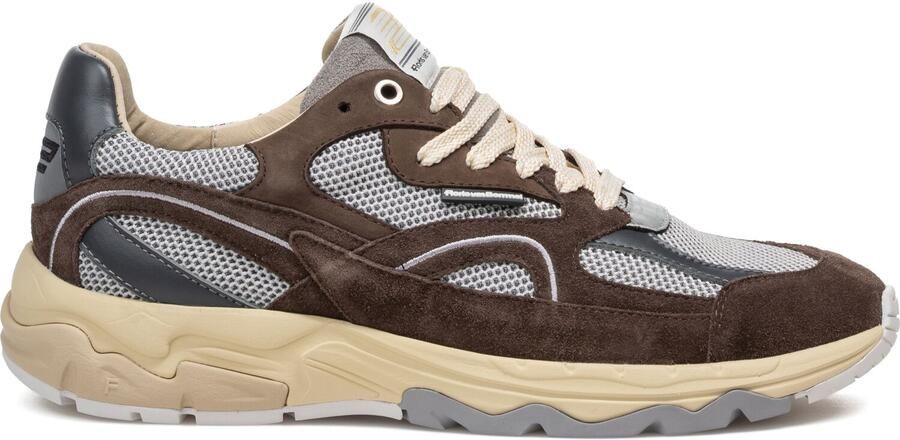 FLORIS VAN BOMMEL Lage Sneakers Heren Sfm-10258 De Rezer ⅔ Bruin