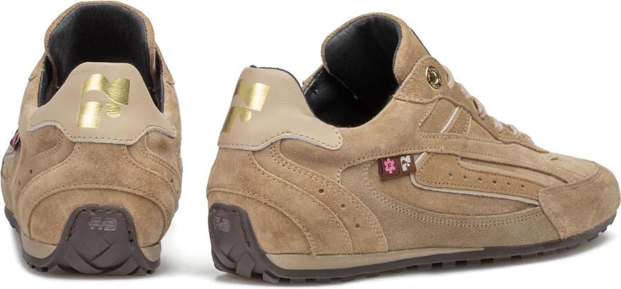 FLORIS VAN BOMMEL Lage Sneakers Dames Sfw-10150 Illvi Suède Camel - Foto 3
