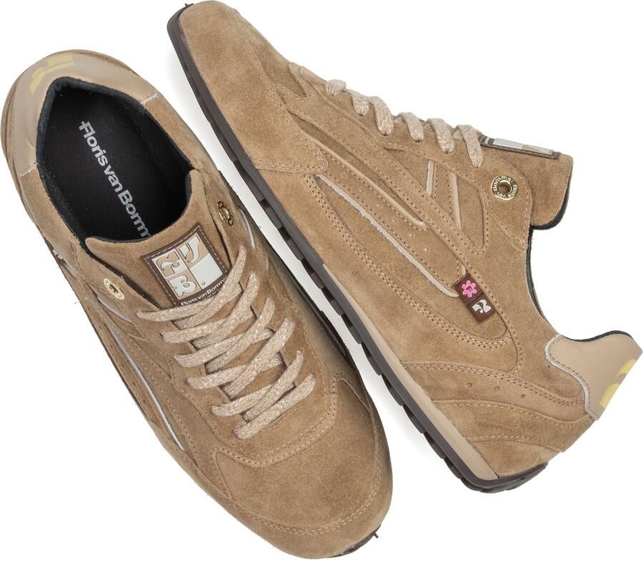 FLORIS VAN BOMMEL Lage Sneakers Dames Sfw-10150 Illvi Suède Camel - Foto 4