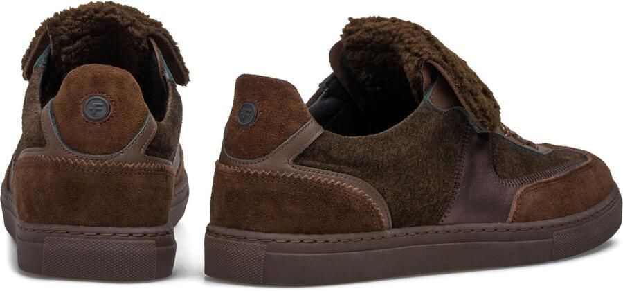 FLORIS VAN BOMMEL Lage Sneakers Dames Sfw-10166 Minni Suède Bruin - Foto 3