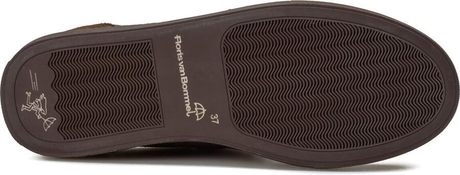 FLORIS VAN BOMMEL Lage Sneakers Dames Sfw-10166 Minni Suède Bruin - Foto 5